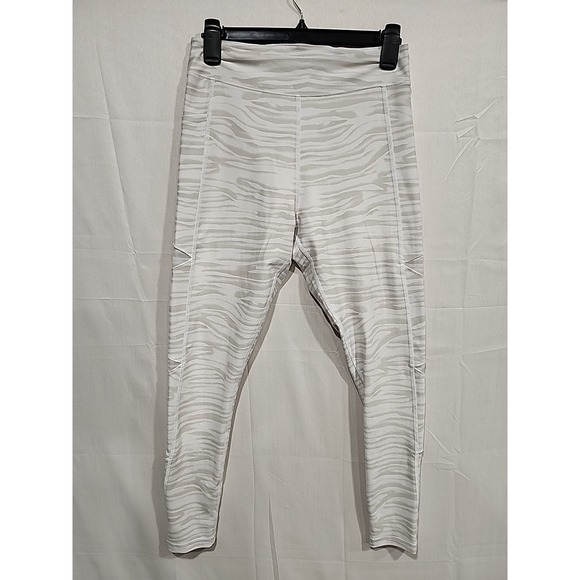 Huk Performance Pants Women's S, Yoga Reel On Pants Leggings - White‎ Tiger - Picture 1 of 10